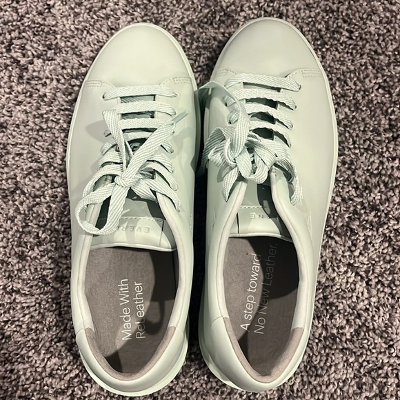 NEW Everlane releathered tennis shoes woman’s 6.5 lily green - Picture 7 of 8